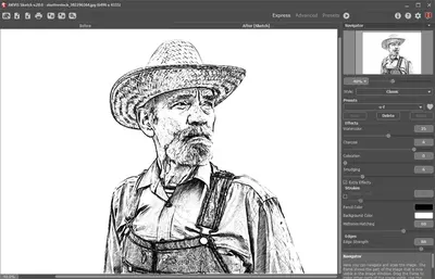 وصف AKVIS Sketch 21.0.0329.18388 – Photo‑to‑Sketch Converter