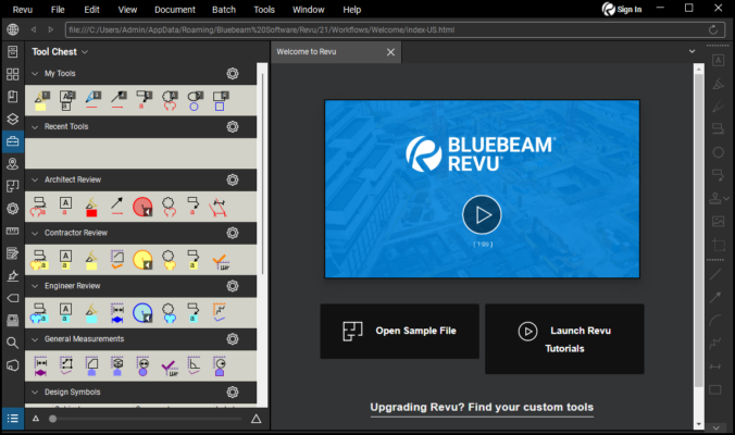 Bluebeam Revu 21.6.0 software description