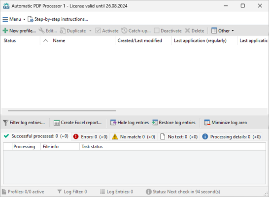 Gillmeister Automatic PDF Processor 1.41.11 software description