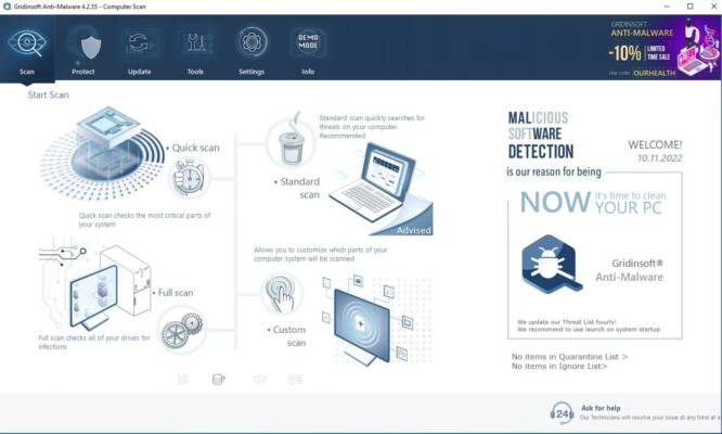 Gridinsoft Trojan Killer 2.2.107.2124 software description