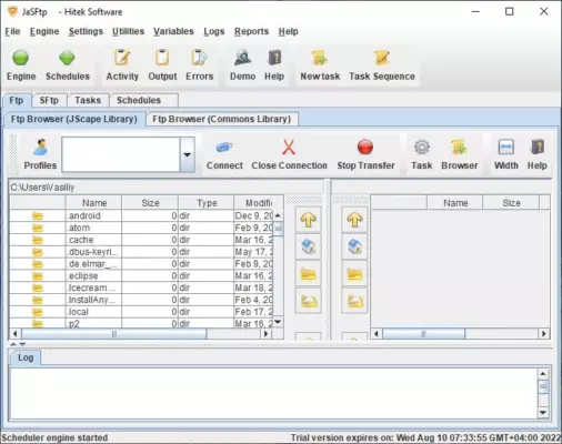 Hitek Software JaSFTP 13.11 software description