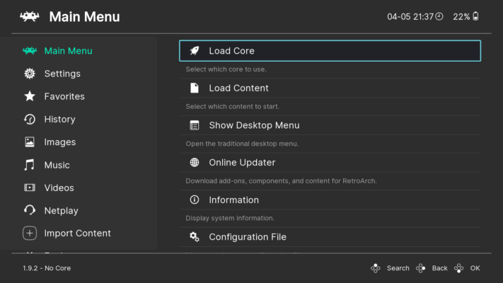 RetroArch v1.19.1 software description