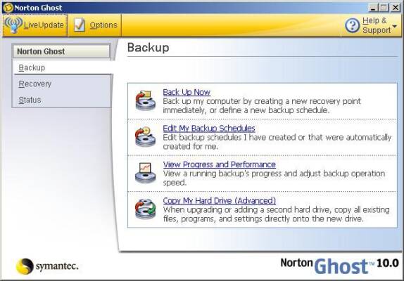 Symantec Ghost Boot CD 12.0.0.11761 software description