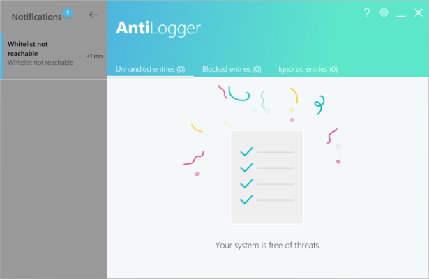 Abelssoft AntiLogger 2025 9.04.61915 interface screenshot