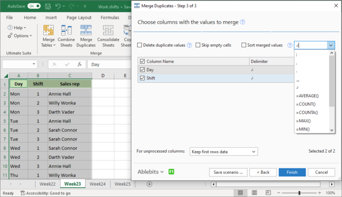 Ablebits Ultimate Suite for Excel 2026.1.3869.2548 interface screenshot