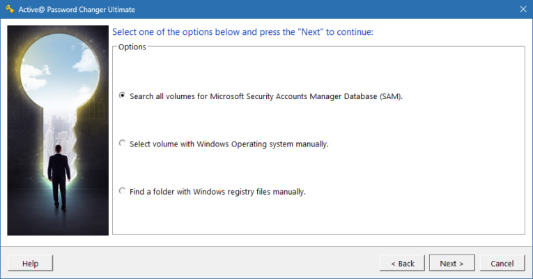 Active Password Changer Pro Ultimate 25.0.1 interface screenshot