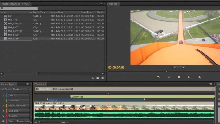 Adobe Prelude 2022 v22.6.1.3 interface screenshot