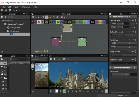 Adobe Substance 3D Designer 15.0.3 interface screenshot