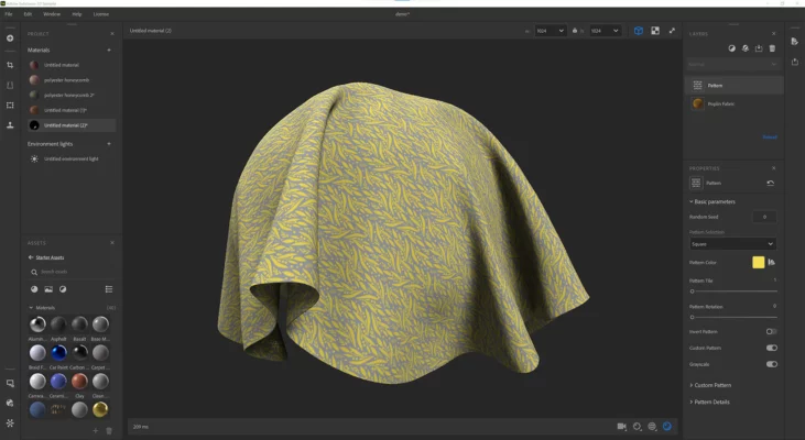 Adobe Substance 3D Sampler 5.1.1 interface screenshot