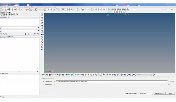 Altair HWDesktop 2025.0 + Solvers interface screenshot