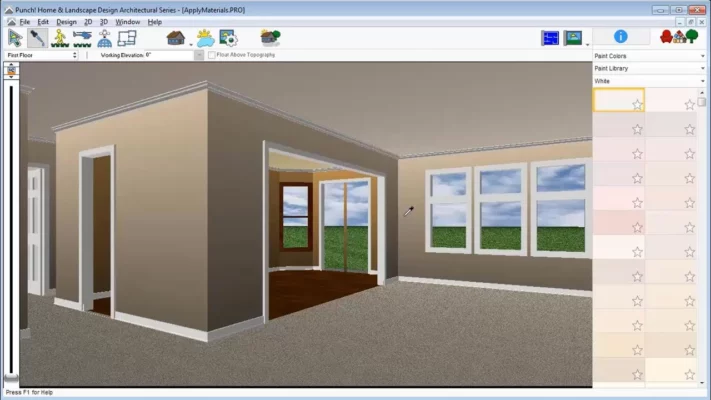 Avanquest Architect 3D Interior Design 20.0.0.1036 – Design Your Dream Home in 3D interface screenshot