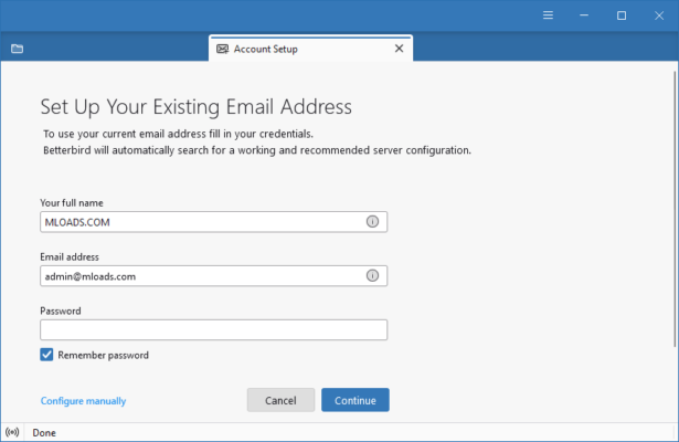 Betterbird 115.16.1-bb34 interface screenshot