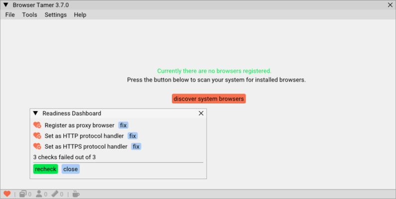 Browser Tamer 5.0.0 – Smart Browser Redirect and Management Tool interface screenshot