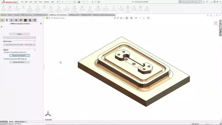 CAMWorks ShopFloor 2026 SP0: Empower Machinists on the Factory Floor interface screenshot