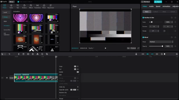 CapCut 6.9.0 for Windows – A snapshot of the explanation