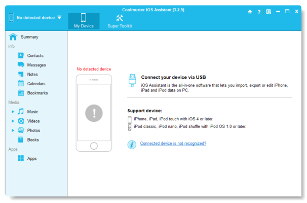 Coolmuster iOS Assistant 4.5.18 – Powerful iOS Management Tool software description
