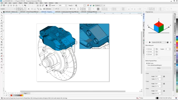 CorelDRAW Technical Suite 2025 26.2.0.29 – A snapshot of the explanation