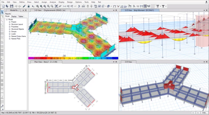 CSI SAFE 22.7.0.3220 interface screenshot