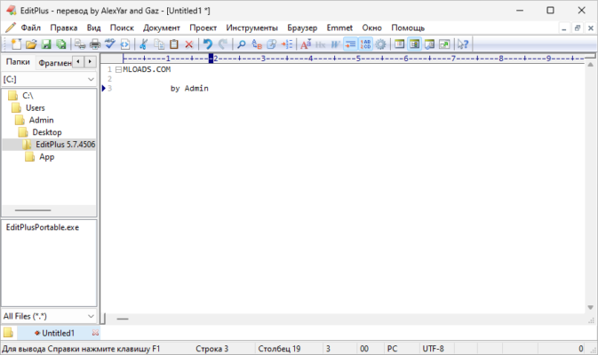 EditPlus 6.0.765 – A snapshot of the explanation