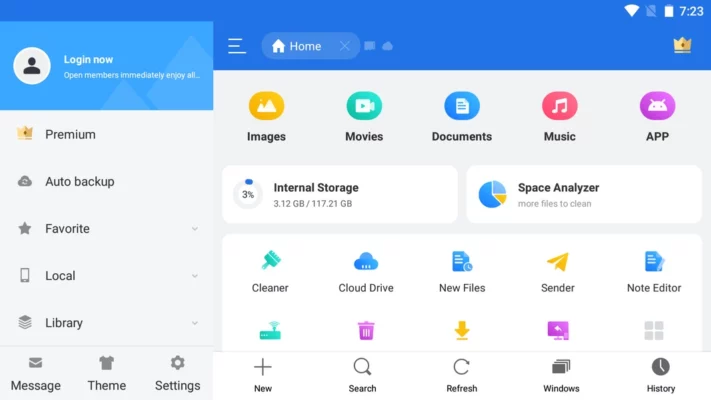 ES File File Manager Premium 4.4.3.2 apk – A snapshot of the explanation