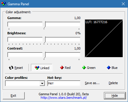 Gamma Panel 1.0.0.20 – Fine-Tune Your Display Settings with Ease – لقطة من الشرح