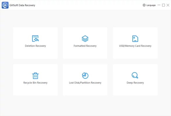 Gilisoft Data Recovery 6.6 interface screenshot
