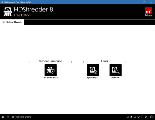 HDShredder 4.0.2 interface screenshot