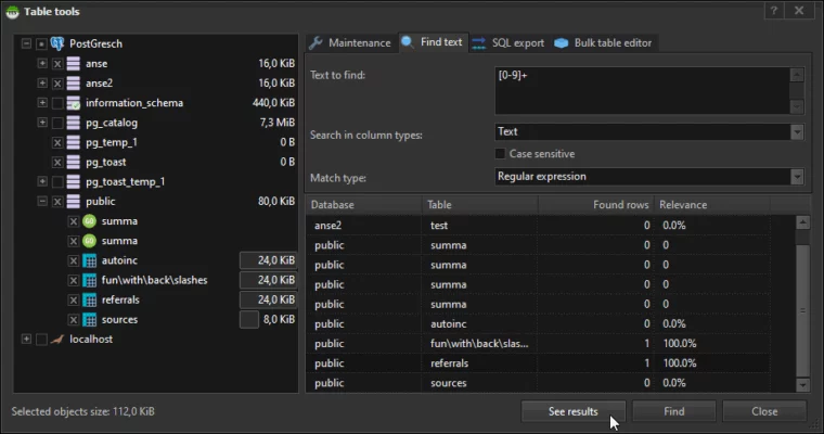 HeidiSQL 12.11 interface screenshot