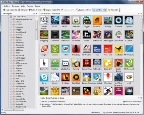 iFunBox 3.0 Download – Free File Manager for iPhone, iPad, and iPod interface screenshot