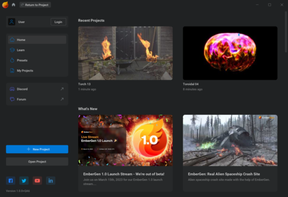 JangaFX EmberGen Enterprise 1.2.3 – Fire Simulation Tool software description
