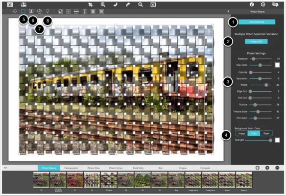 JixiPix Photo Formation 1.0.25 interface screenshot