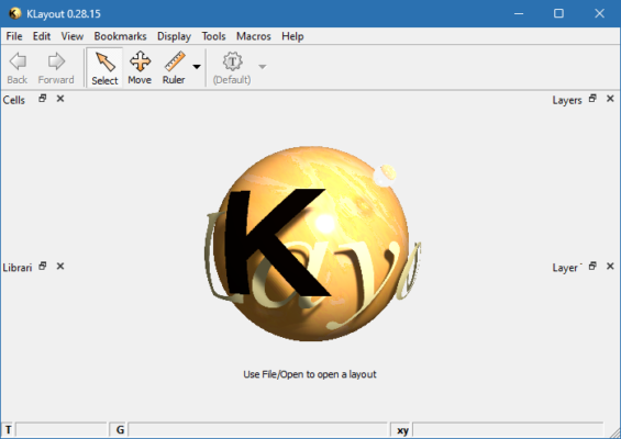 KLayout 0.29.11 interface screenshot