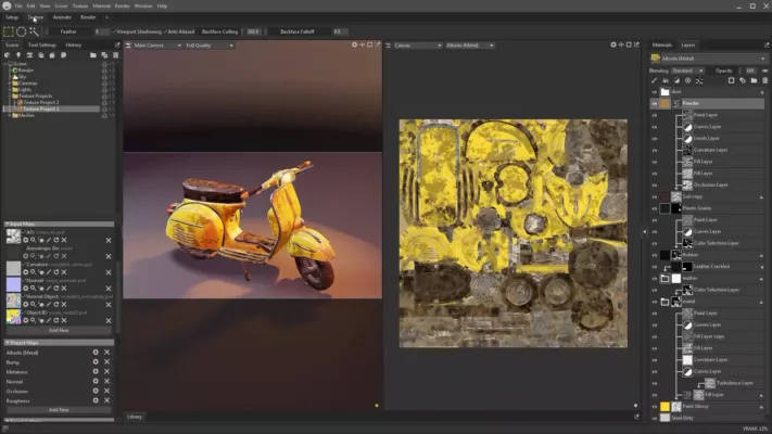 Marmoset Toolbag 5.02 (5022) interface screenshot