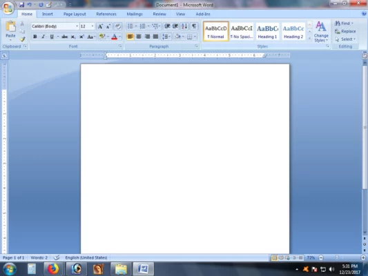 Microsoft Office 2007 – The Revolutionary Suite That Changed Productivity interface screenshot