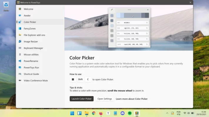 Microsoft PowerToys 0.94.0 – A snapshot of the explanation