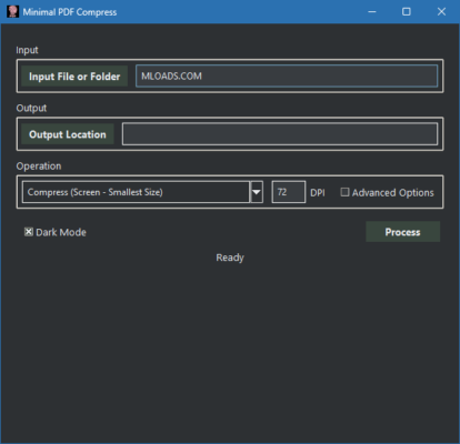 Minimal PDF Compress 1.9 – A snapshot of the explanation