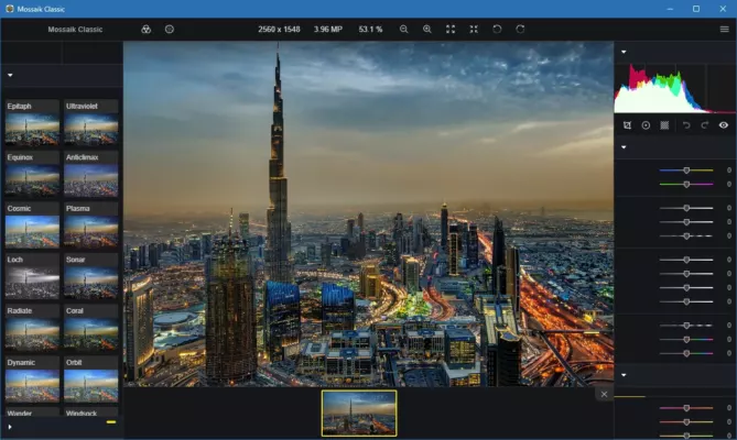 Mossaik Classic Pro 2.3.33 interface screenshot