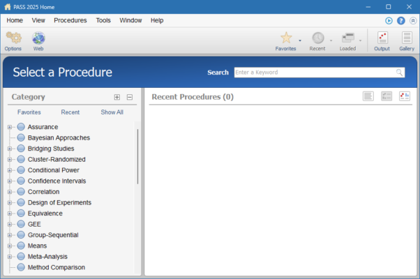 NCSS PASS 2025 25.0.2 – A snapshot of the explanation