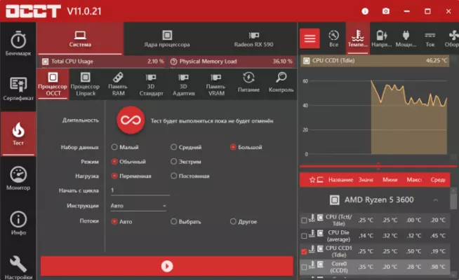 OCCT 14.2.6.99 – A snapshot of the explanation