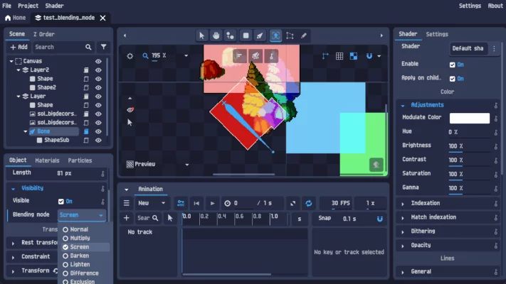 PixelOver 0.17.1 interface screenshot