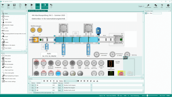 PLC-Lab Pro 3.2 interface screenshot
