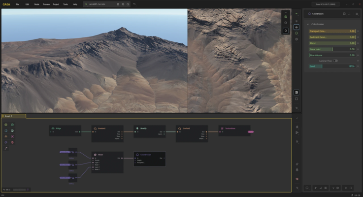 QuadSpinner Gaea 2.2.3 – A snapshot of the explanation