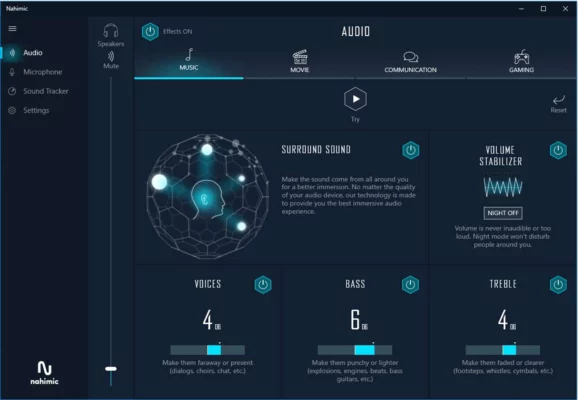 Realtek Universal Audio Drivers 6.0.9858.1 + Realtek High Definition Audio Driver interface screenshot