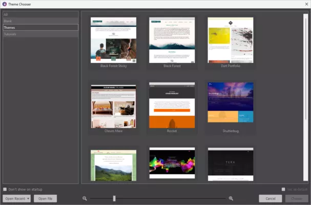 Responsive Bootstrap Builder 2.5.361 interface screenshot