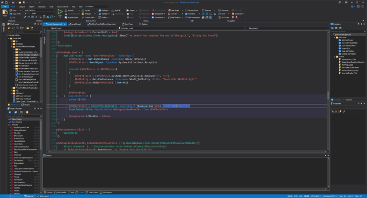 SAPIEN PowerShell Studio 2025 5.9.260 interface screenshot