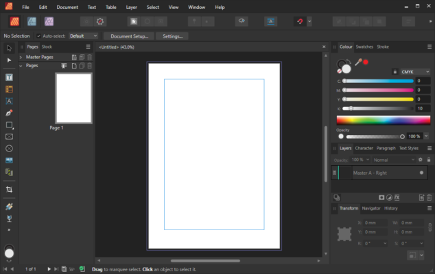 Serif Affinity Publisher 2.6.4.3634 – A snapshot of the explanation