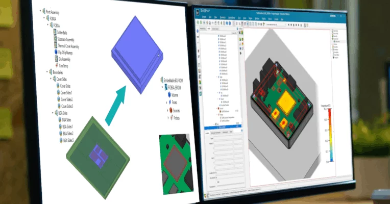 Siemens Simcenter Flotherm XT 2412.0 interface screenshot