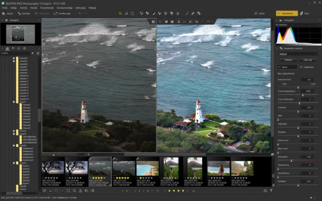 SILKYPIX JPEG Photography 12.2.3.2 Download – Advanced JPEG Editing Software interface screenshot