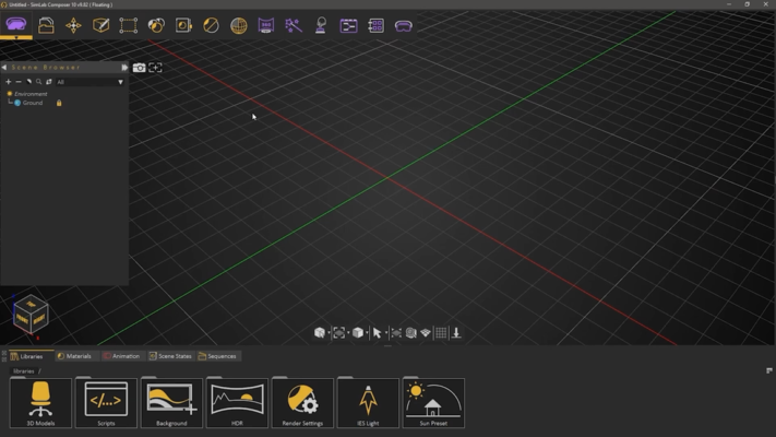 SimLab Composer 12.1.9 interface screenshot