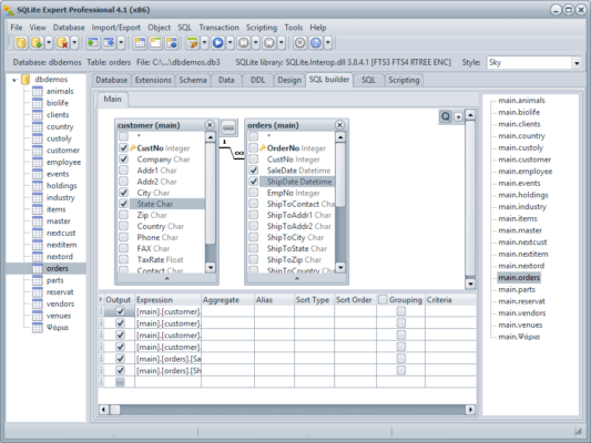 SQLite Expert Pro 5.5.38.649 interface screenshot